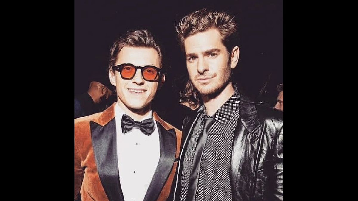 Tom Holland and Andrew Garfield