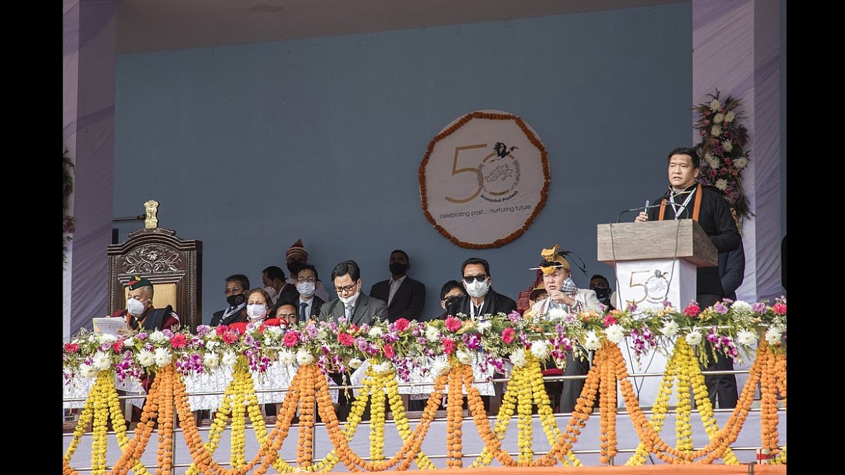 Pema Khandu, Arunachal Pradesh, chief minister, 50 Years of Arunachal Pradesh, inaugural ceremony