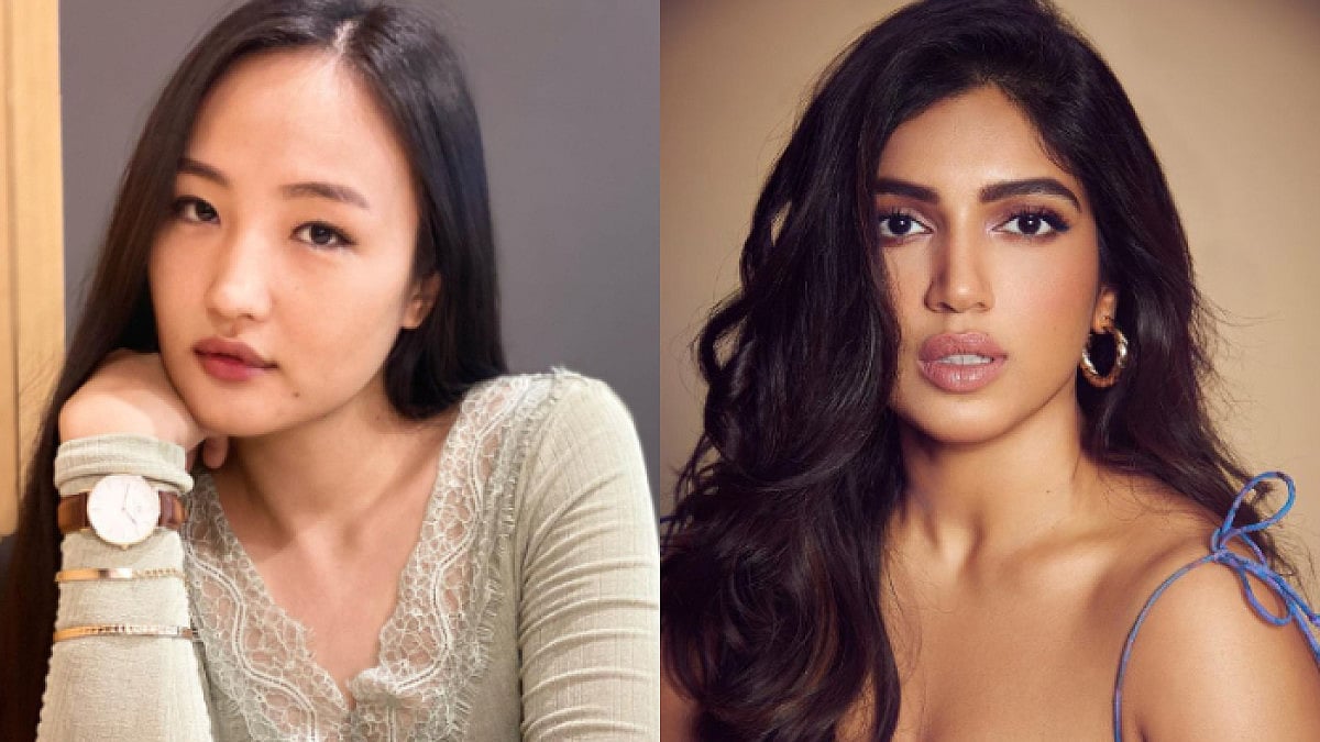 Actors Chum Darang and Bhumi Pednekar