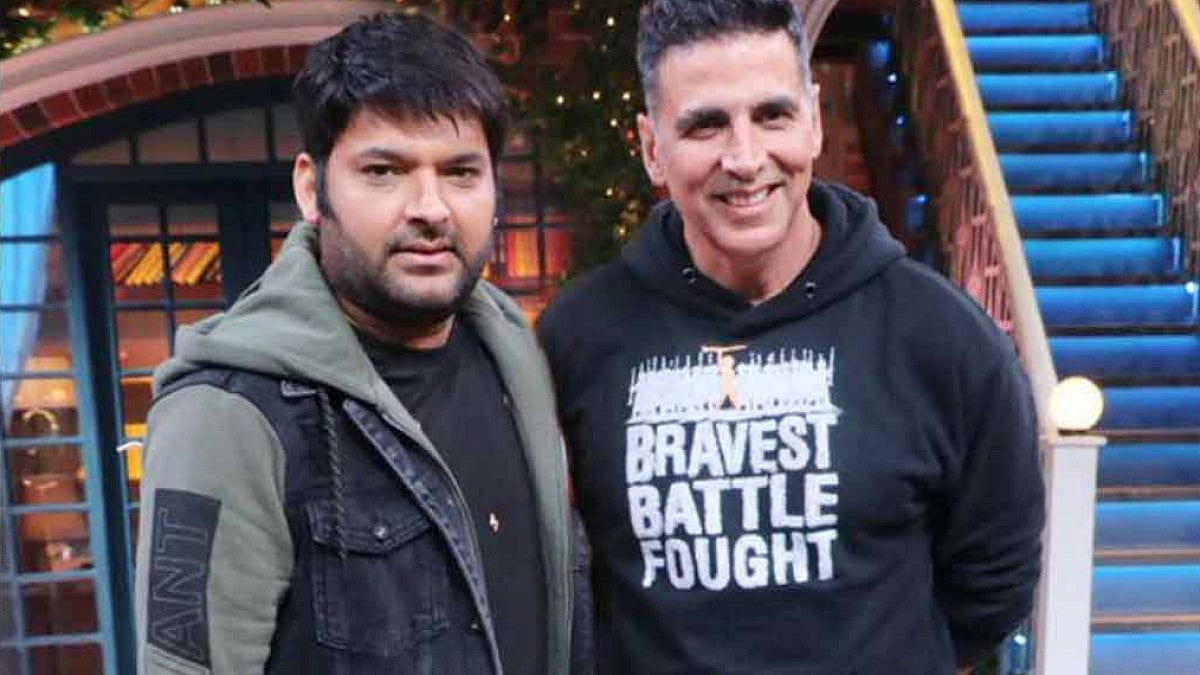Akshay Kumar with Kapil Sharma