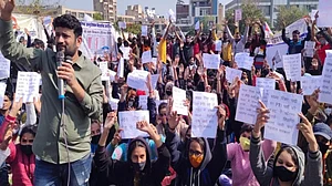 (Representative Image) Protestors are demanding a CBI inquiry into the REET Paper Leak case