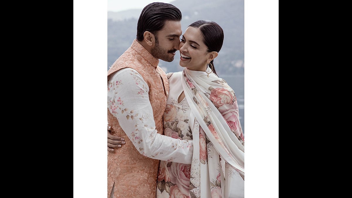 Actors Deepika Padukone and Ranveer Singh