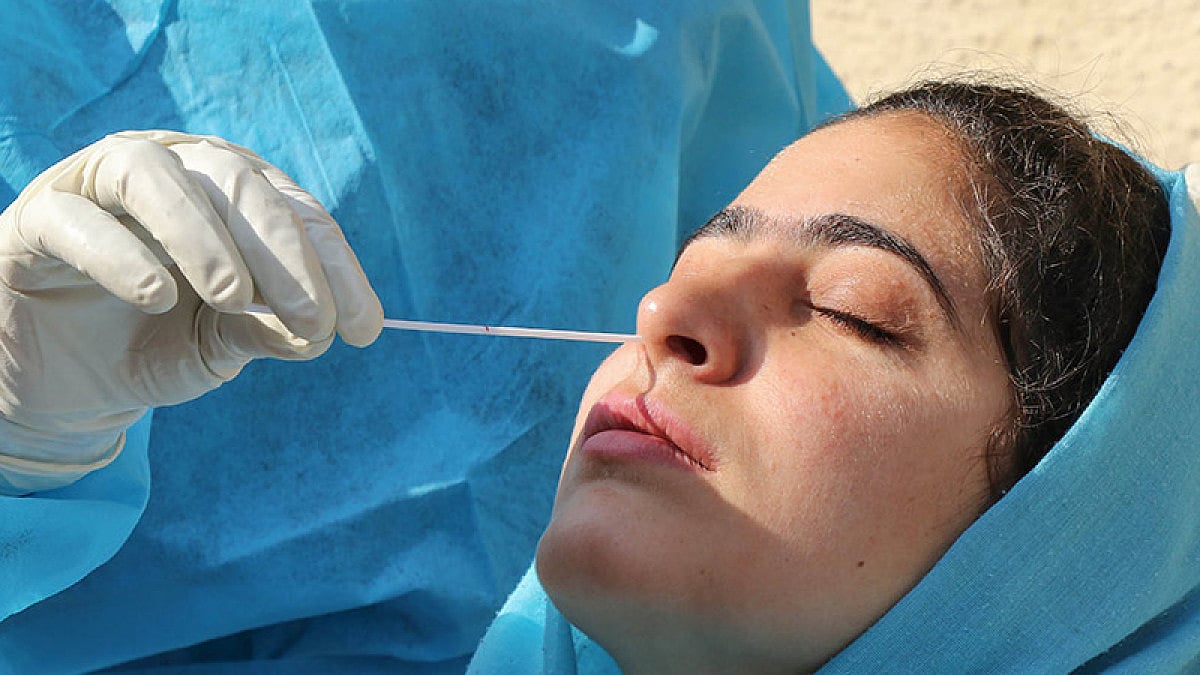 The daily Covid positivity rate declined in the state.