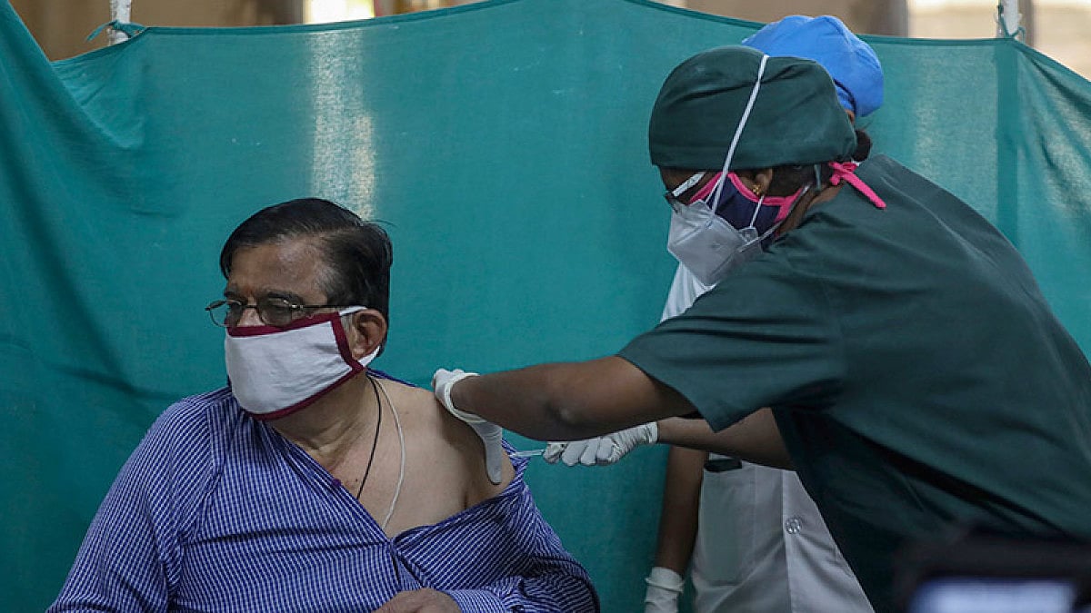 The state health department has administered 15,50,874 vaccine doses so far.