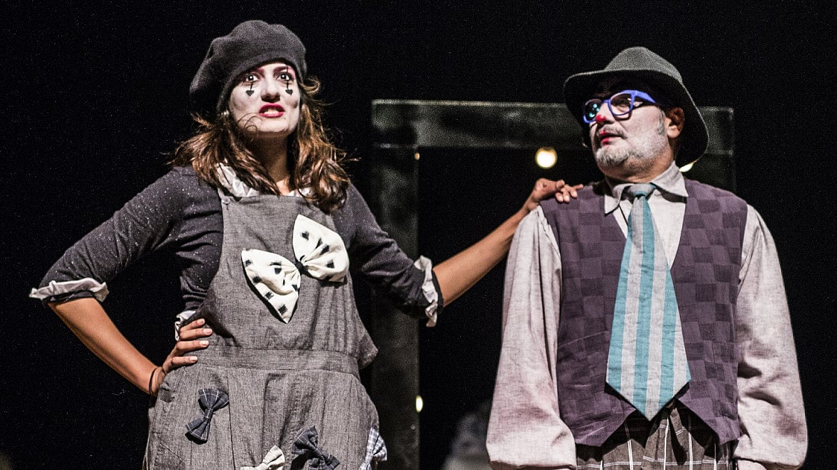 A still from Aadyam's play 'I Don't Like It As You Like It'