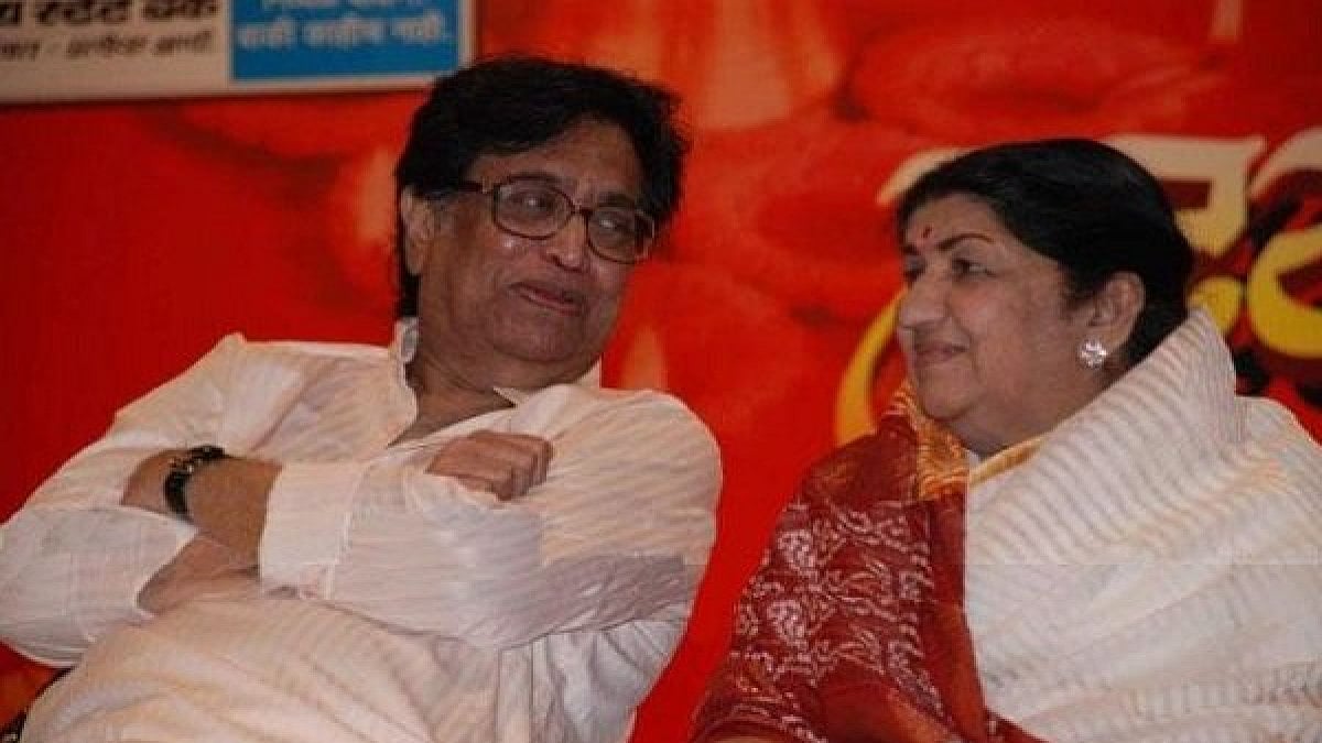 Hridaynath Mangeshkar with Lata Mangeshkar