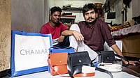 Sachin Sakhare and Sunil Rajbhar of Chamaar Studio are struggling to make ends meet