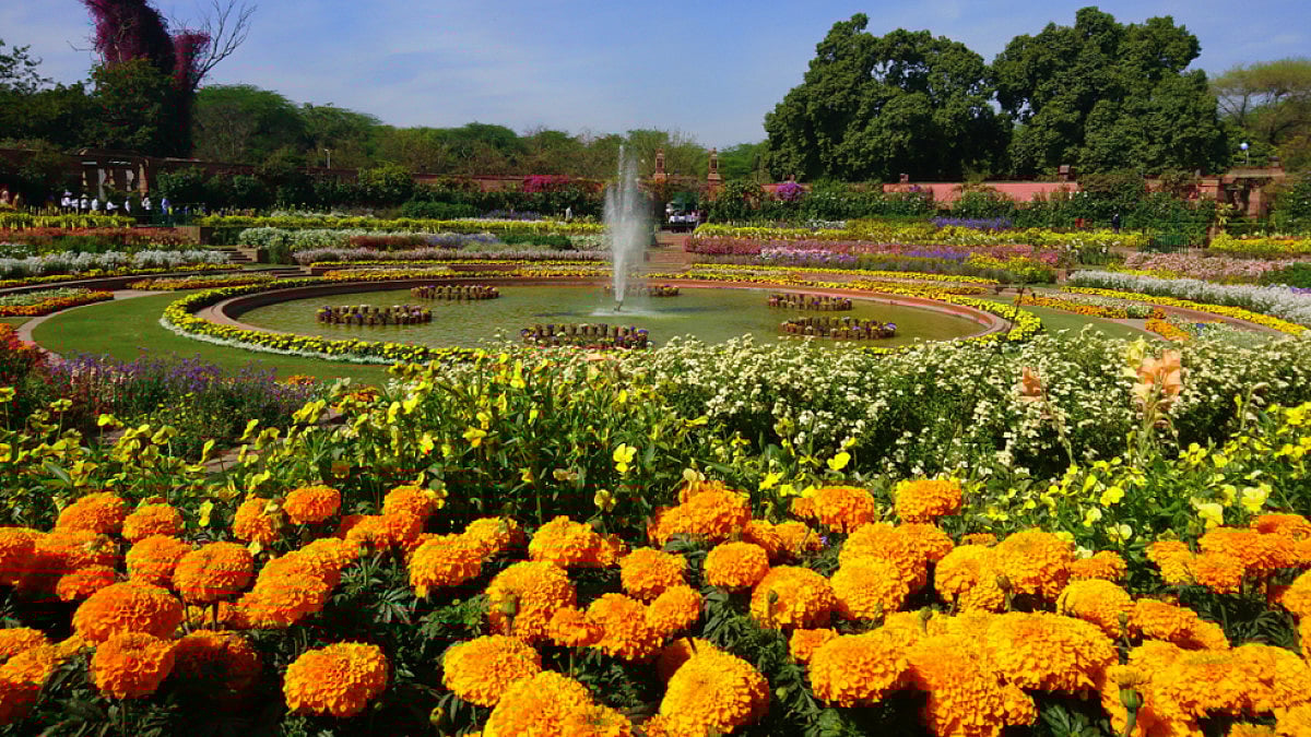 The Mughal Gardens will open to the public tomorrow