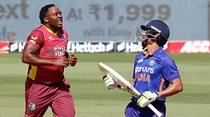 Windies all-rounder Odean Smith has a base price of INR 1 crore.