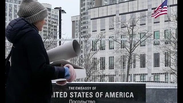 US To Evacuate Ukraine Embassy Amid Russian Invasion Fears
