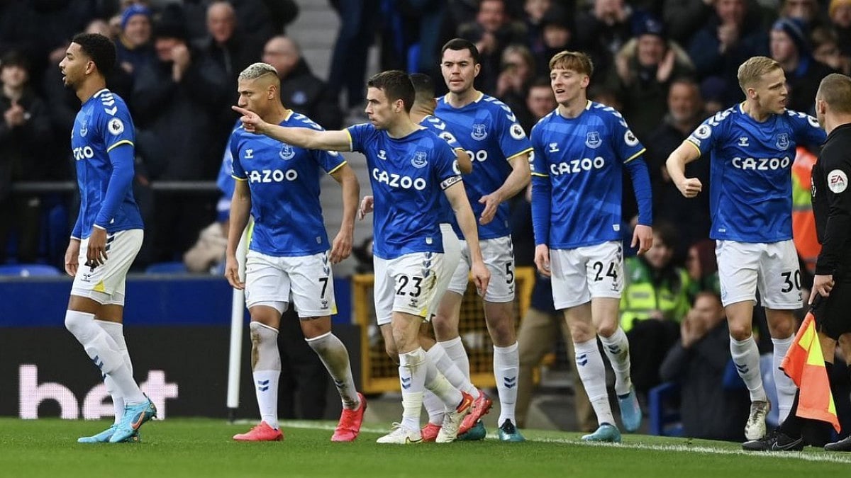 The win took 16th-placed Everton to within a point of 15th-placed Leeds United in EPL 2021-22.