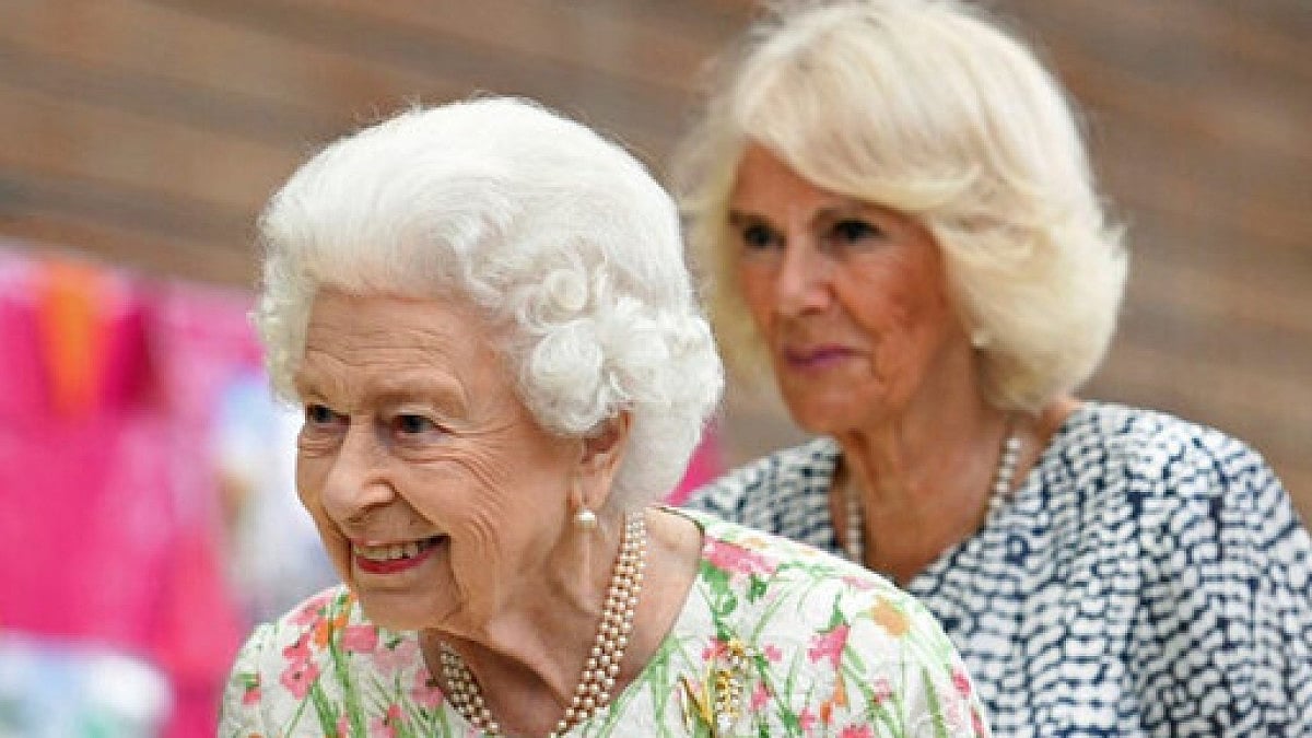 Queen Elizabeth II along with Camilla, Duchess of Cornwall