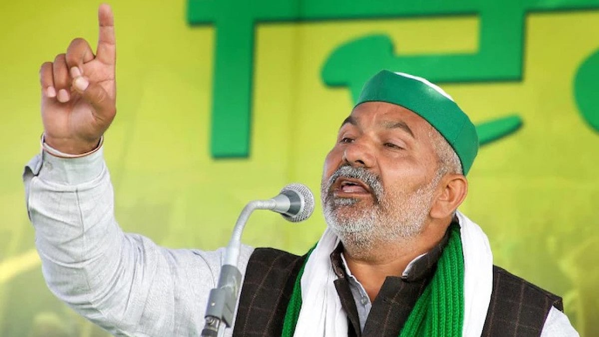 Farmer leader Rakesh Tikait.