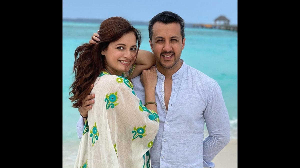 Actress Dia Mirza With Husband Vaibhav Rekhi