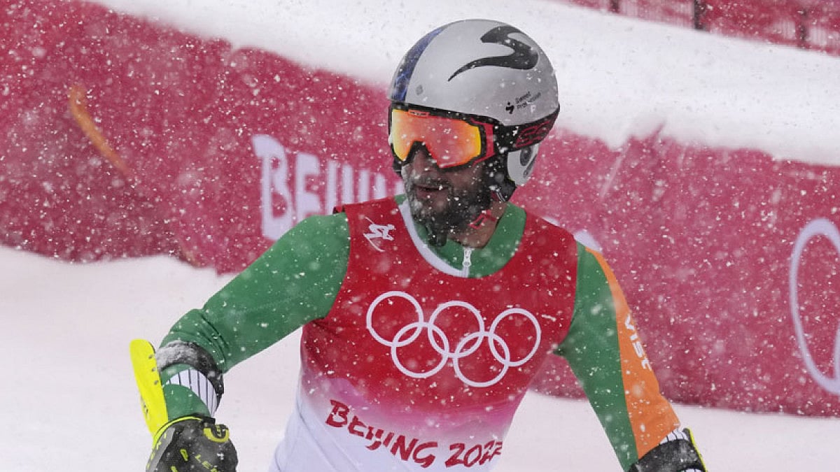 Arif Khan is the first Indian to qualify for two events in a Winter Olympics.