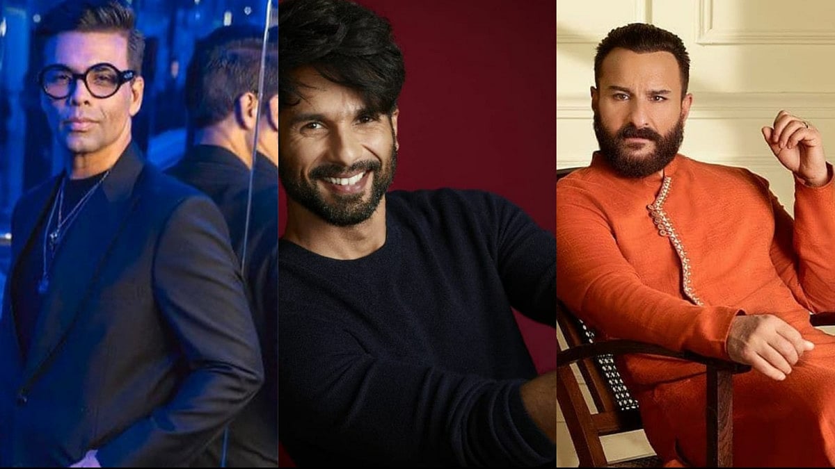 Karan Johar, Shahid Kapoor and Saif Ali Khan