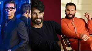 Karan Johar, Shahid Kapoor and Saif Ali Khan
