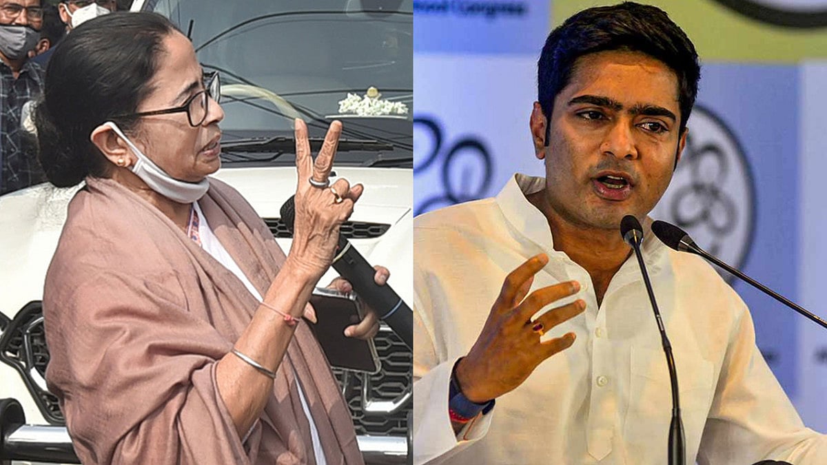 TMC supremo Mamata Banerjee and her nephew Abhishek Banerjee