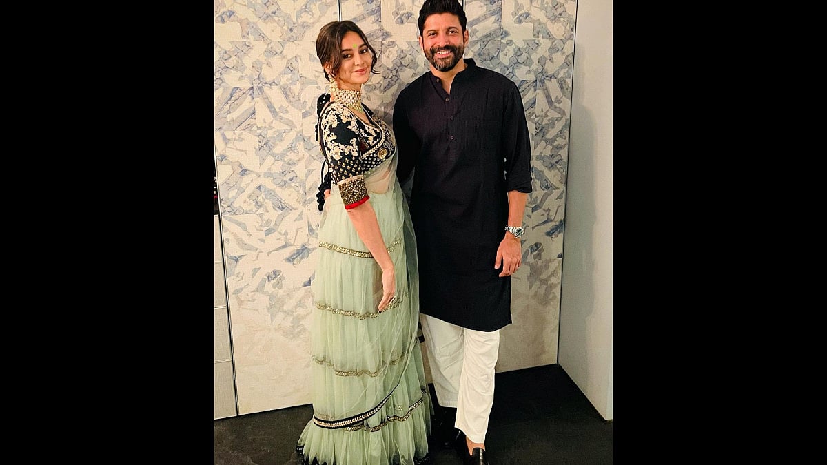 Shibani Dandekar and Farhar Akhtar