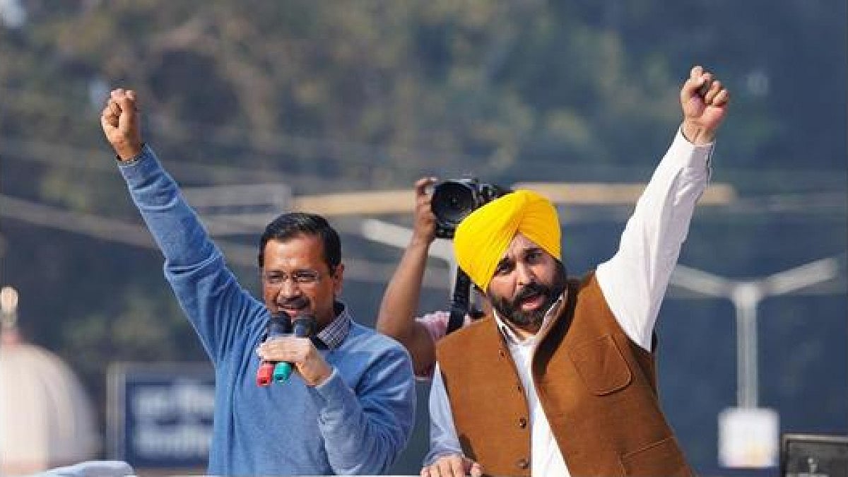 Punjab CM Mann meets Arvind Kejriwal in Tihar Jail|  - PTI