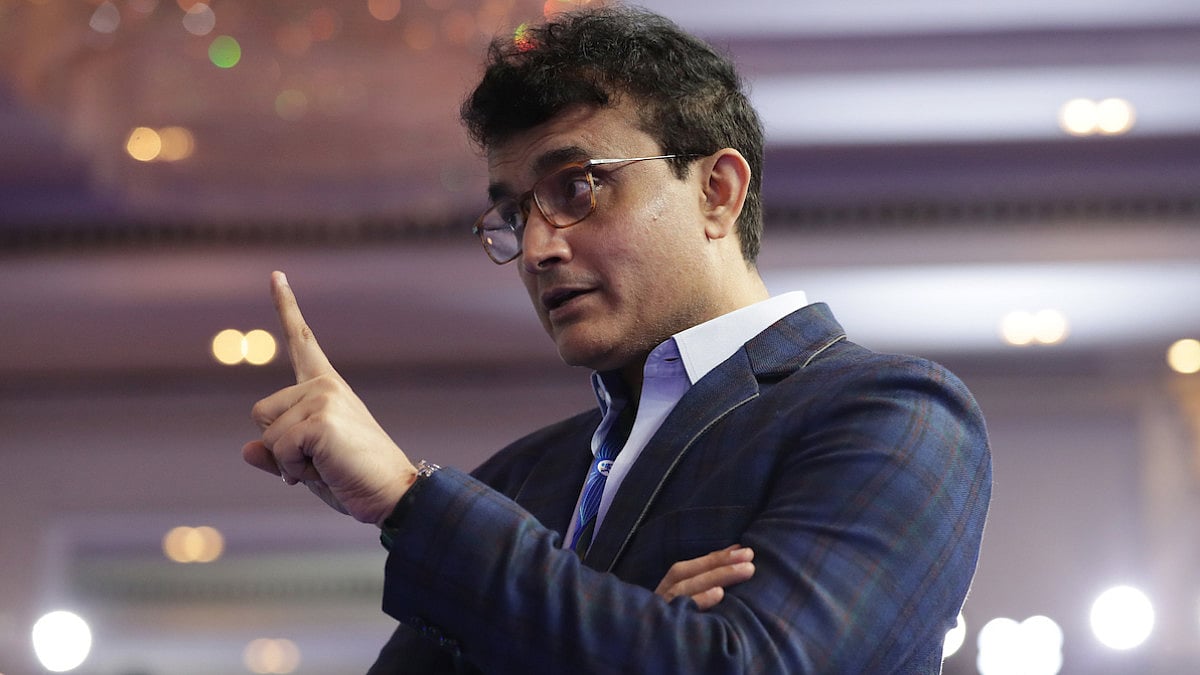 File : Sourav Ganguly at a promotional event.