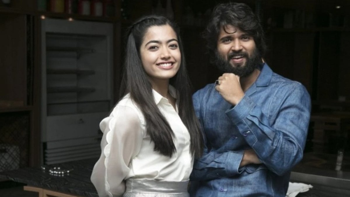 Vijay Deverakonda with Rashmika Mandanna