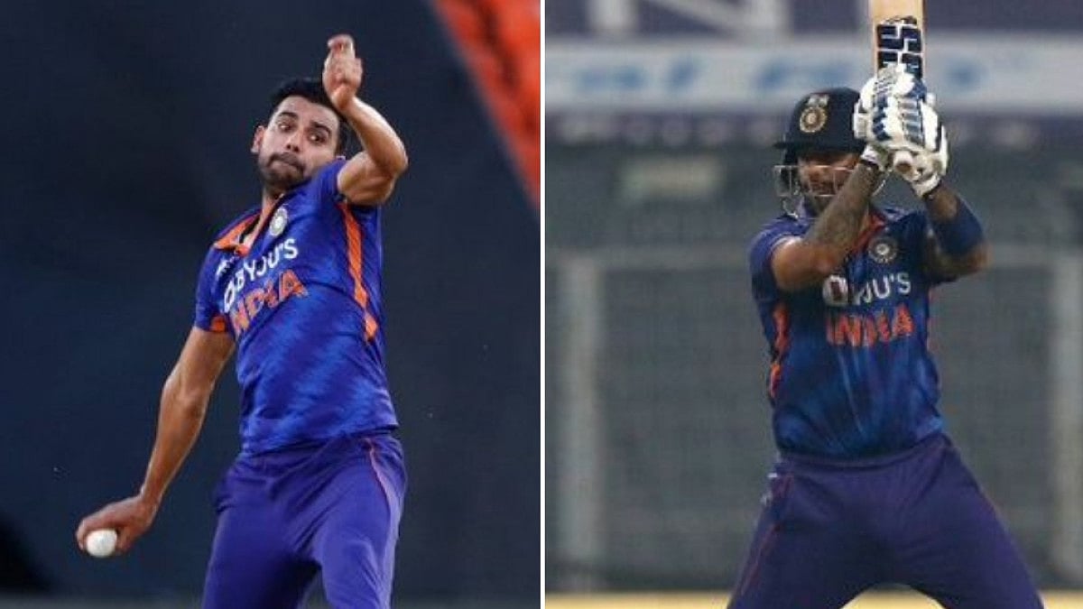 Both Deepak Chahar (L) and Suryakumar Yadav will head to NCA, Bengaluru for recovery.