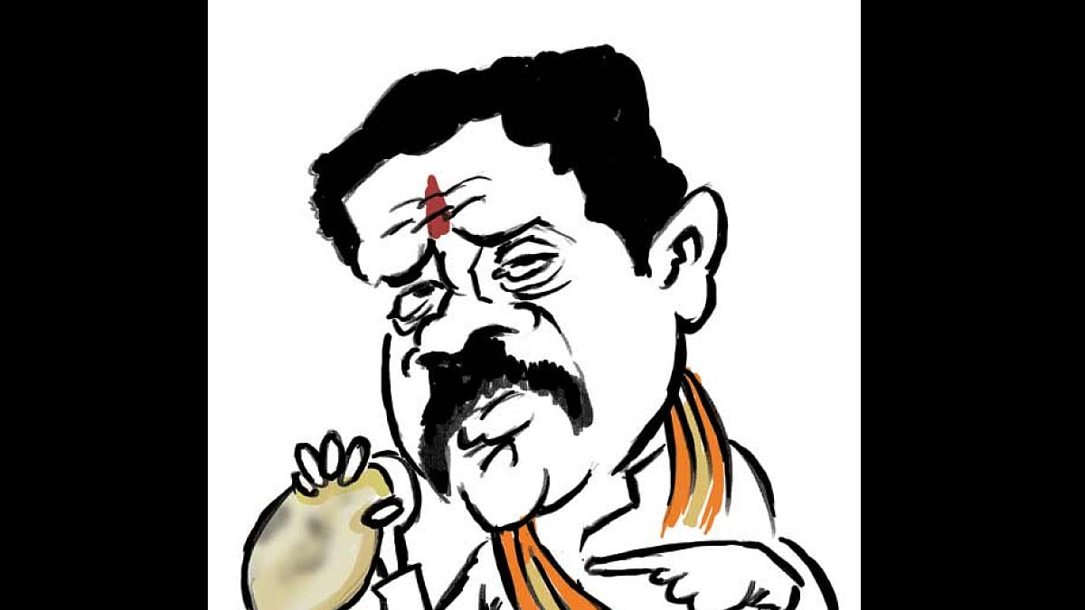 Rajan Vichare, Shiv Sena MP Rajan Vichare, thane, shiv sena, Maharashtra, cartoon, illustration, India