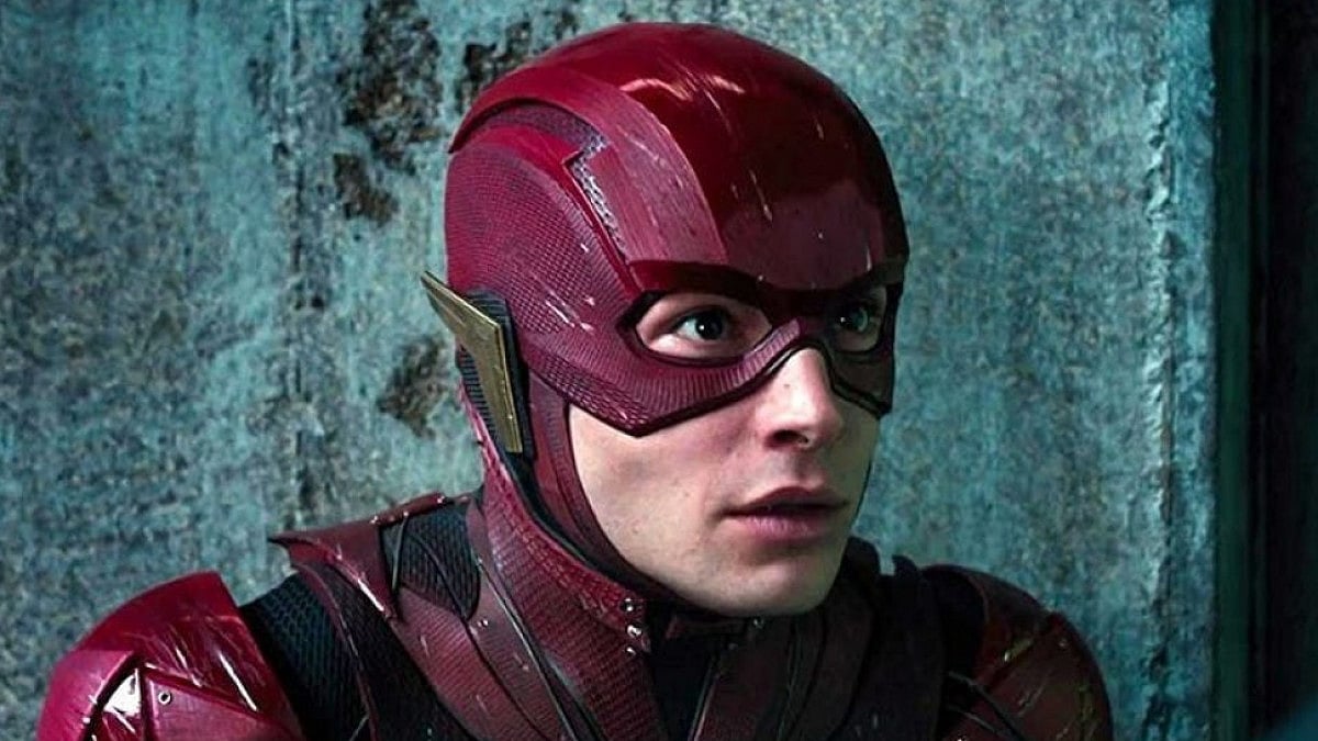 Actor Ezra Miller as 'The Flash'