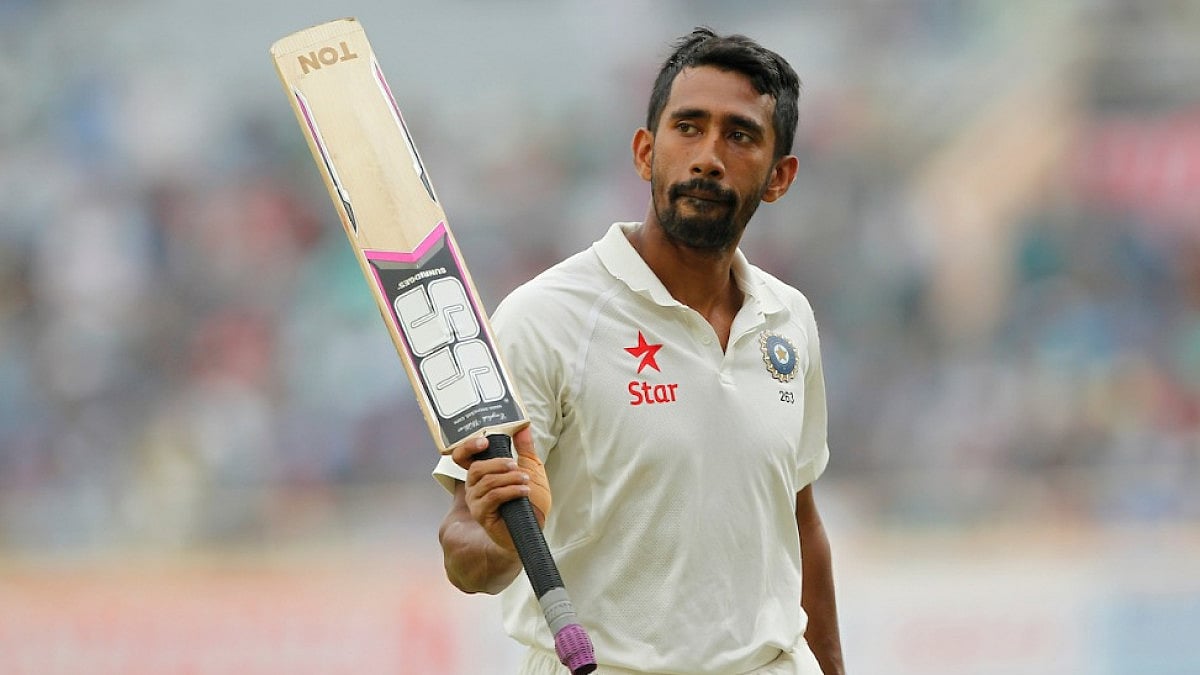 Wriddhiman Saha has been in the news since he has been dropped from the Indian Test team.