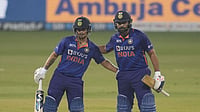 Ishan Kishan Reacts To Old Banter With Rohit Sharma, Video Goes Viral | 'Aap Hi Ne Hata Diya Team Se' File : Ishan Kishan, left, with India captain Rohit Sharma during their 1st T20I match against Sri Lanka.