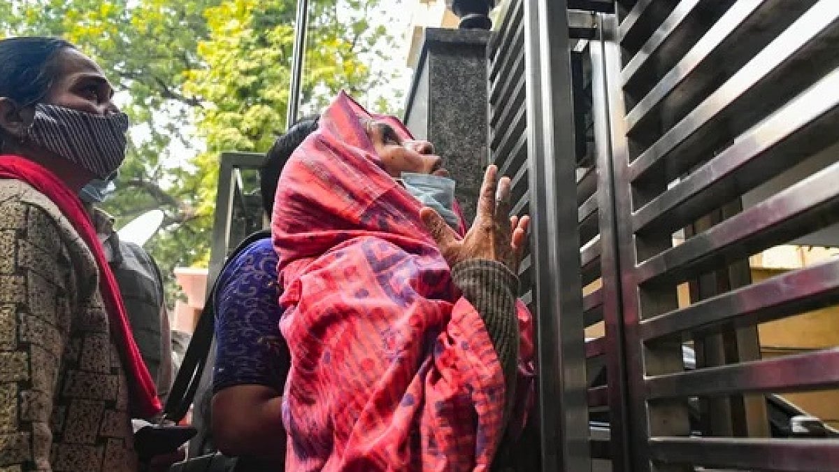 New Delhi: Family members of Indians stranded in Ukraine.