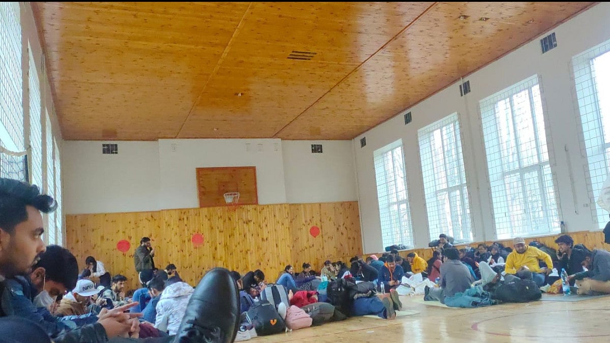 Indian students, stuck in ukraine, sumy bombing