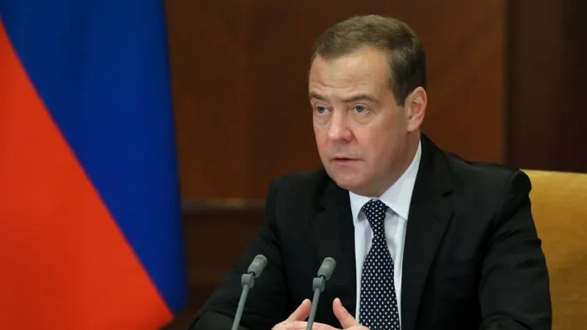 Russian Security Council Deputy Chairman Dmitry Medvedev.