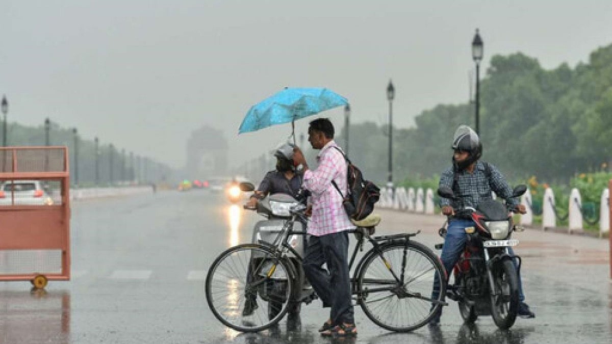 Rain and hailstorm in Delhi overnight