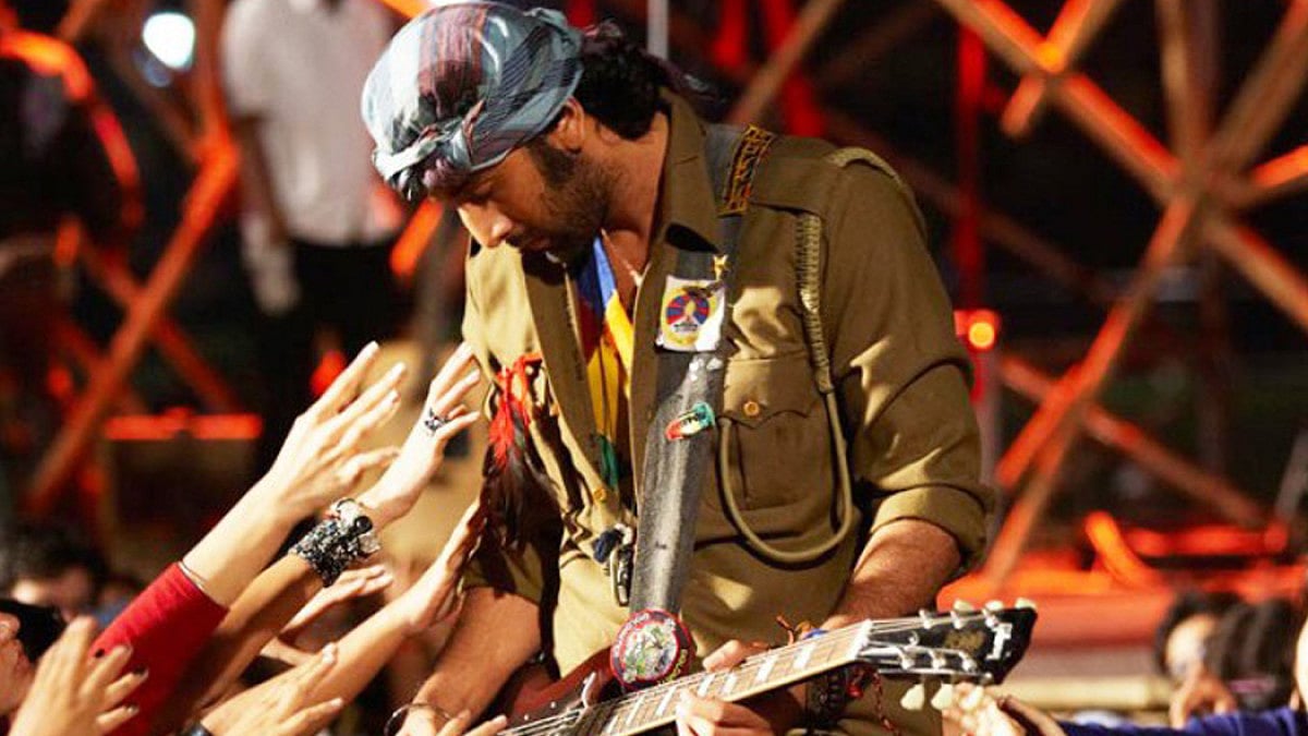 Ranbir Kapoor in Rockstar. 