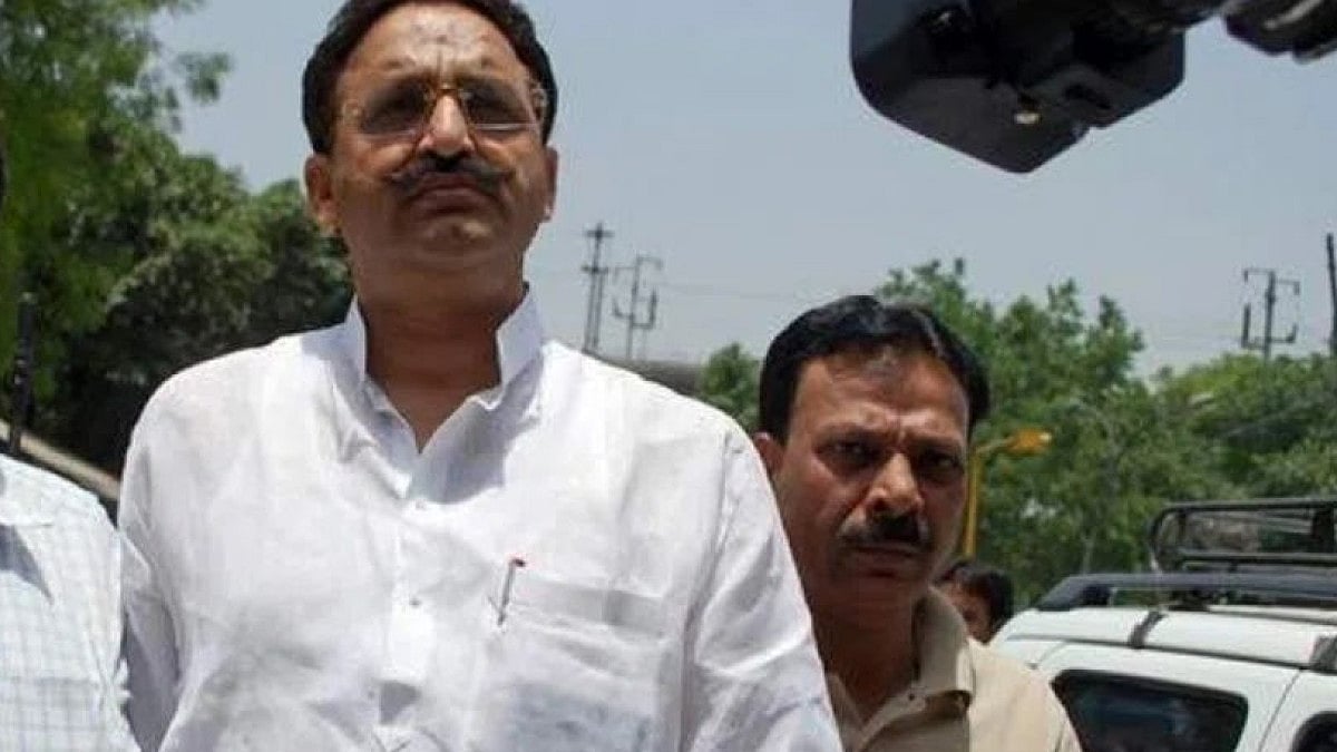Gangster-turned -politician Mukhtar Ansari.