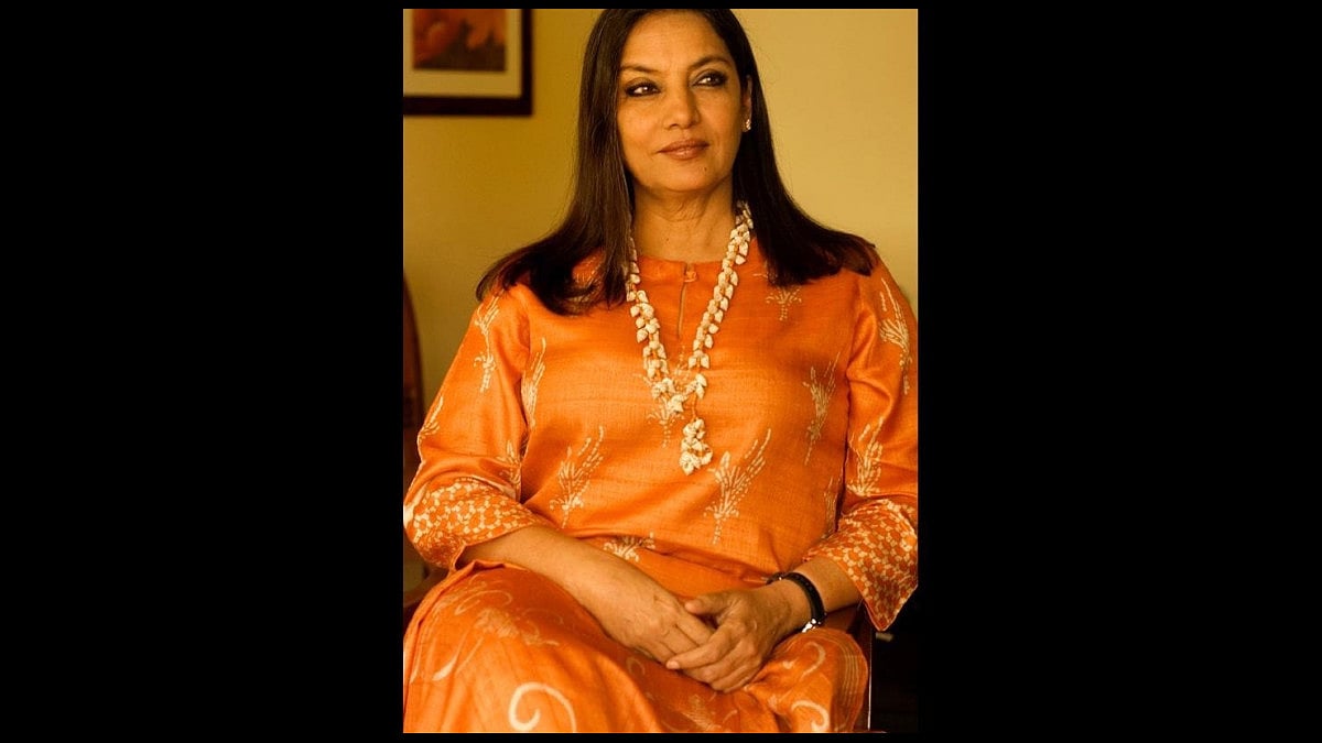 Actress Shabana Azmi