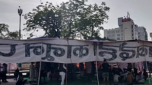 Protests in Jaipur Agitation by activists and residents demanding the enactment of an accountability