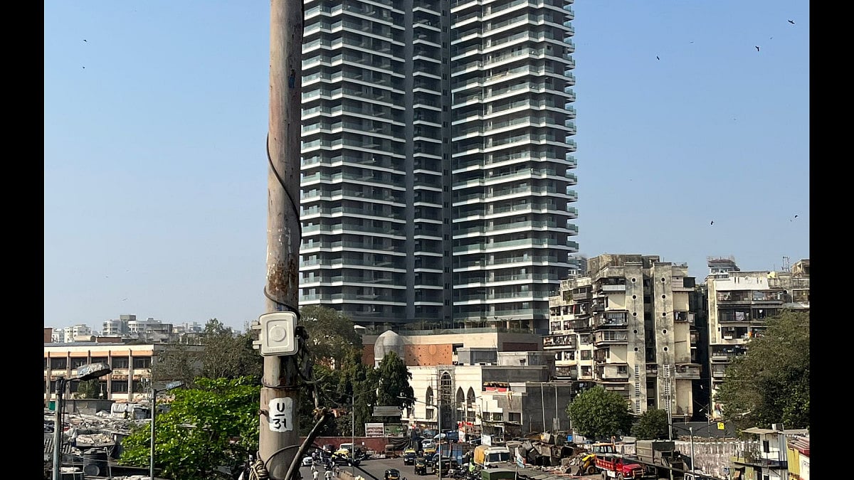 The view of Kamathipura in south Mumbai.