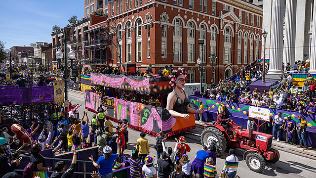 Mardi Gras Carnival Spirit Takes Over New Orleans