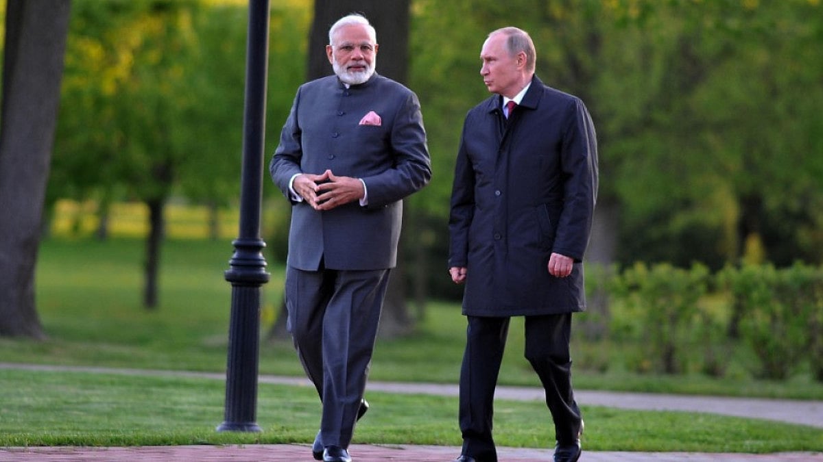 PM Narendra Modi and President Vladimir Putin - null