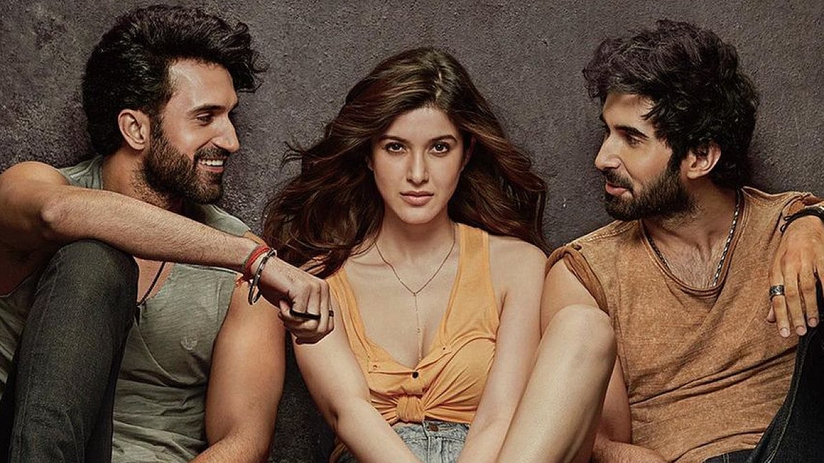 Actors Shanaya Kapoor, Lakshya Lalwani, and Gurfateh Pirzada in the forthcoming film 'Bedhadak'.