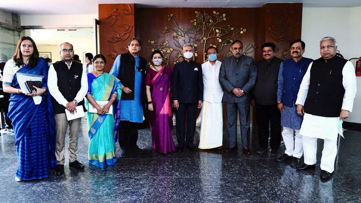 Photograph of the meeting shared by S Jaishankar