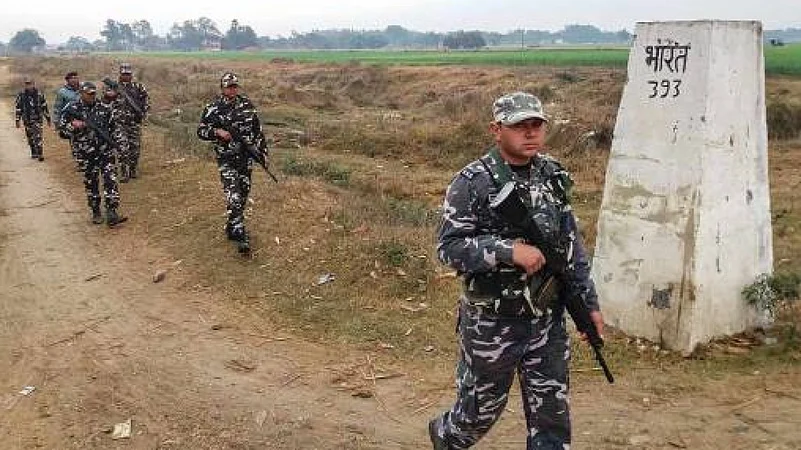 Representative image: Sashashtra Seema Bal (SSB) jawans patrol along the India-Nepal Border