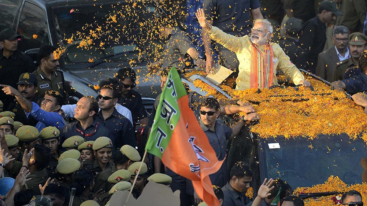 Representative image of Narendra Modi's roadshow 