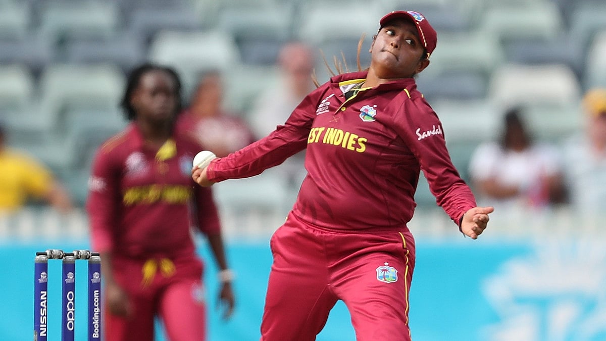 Anisa Mohammed became the first West Indian to take 300 international wickets in women's cricket.