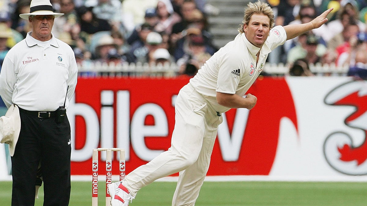 Late Shane Warne took three Test five-wicket hauls at the MCG with a best of 7/52 vs West Indies.