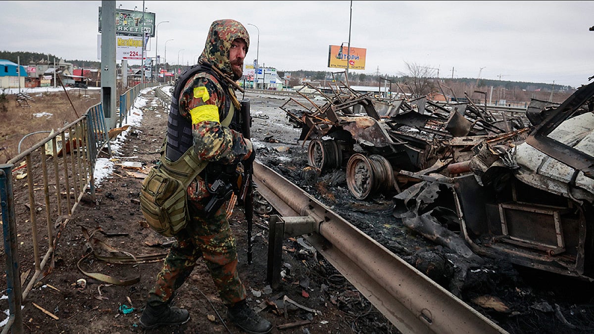 A representative image from the Ukraine conflict