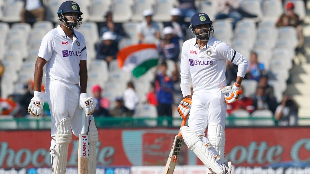 Ravindra Jadeja and Ravichandran Ashwin stitched 130 runs for seventh wicket against Sri Lanka.